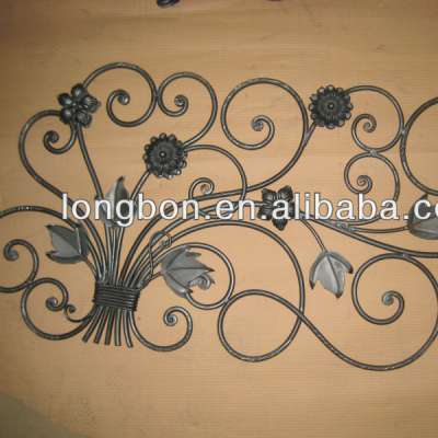 Top-seling hand forged wrought iron gate parts LB06-F-F-0029